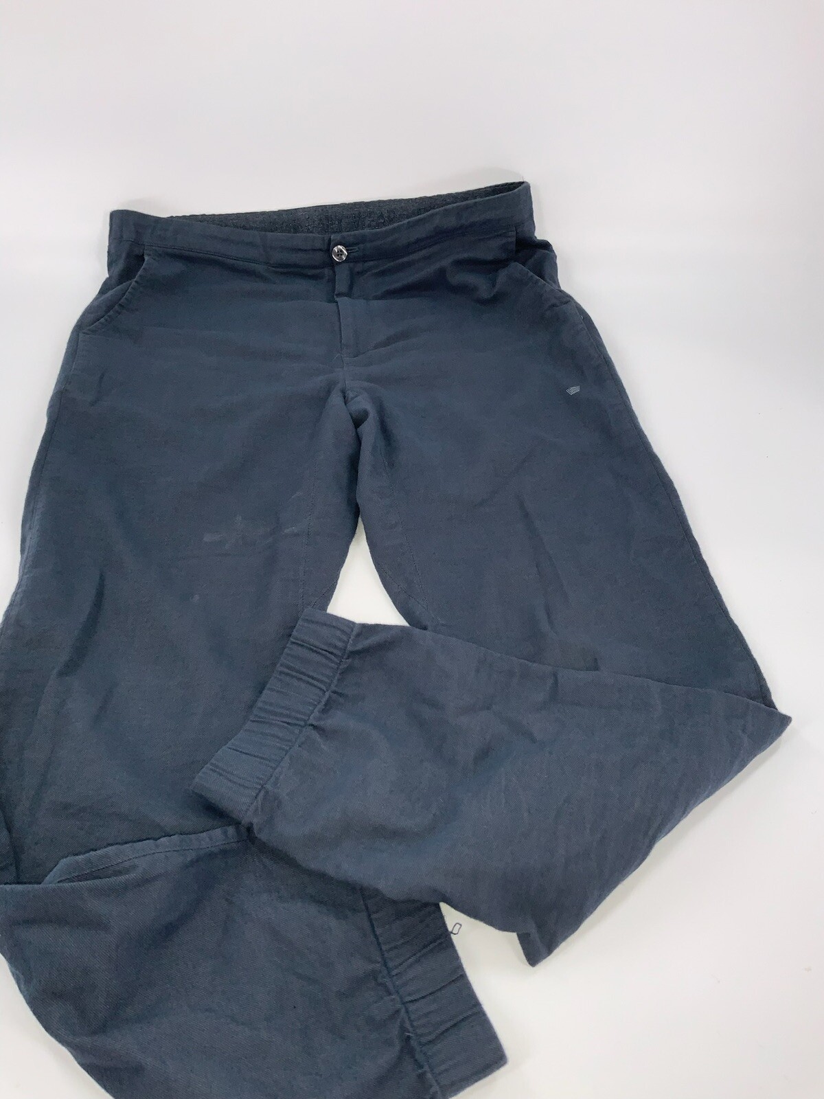 Mack Weldon Jogger Pants Men L Blue Cotton Spandex Pockets Drawstring YGI H2-335