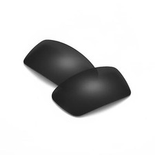 Walleva Black Mr.Shield Polarized Replacement Lenses for Oakley Flak Jacket XLJ