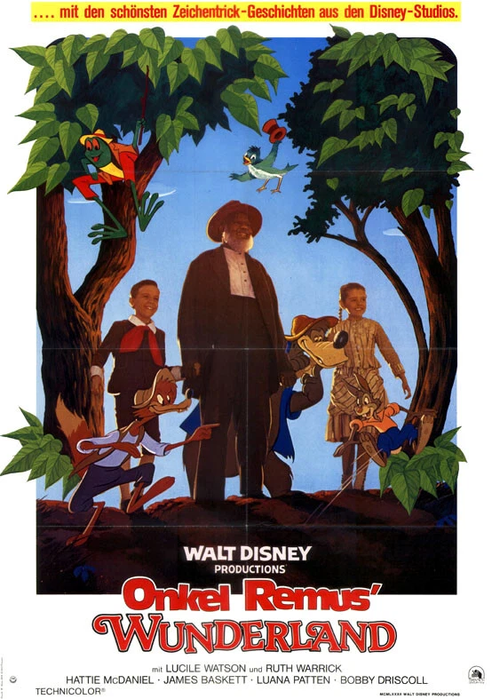 Onkel Remus' Wunderland ORIGINAL A1 Kinoplakat Walt Disney / Hattie McDaniel - Bild 1 von 1