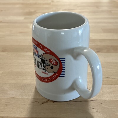 Set De 3 Mugs Vintage San Francisco 49ers - Années 90, Couleur Rouge, NFL