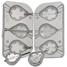 Stampo Piombo Pesca  Grippa Gr.  160-180-200 con girella   F 57