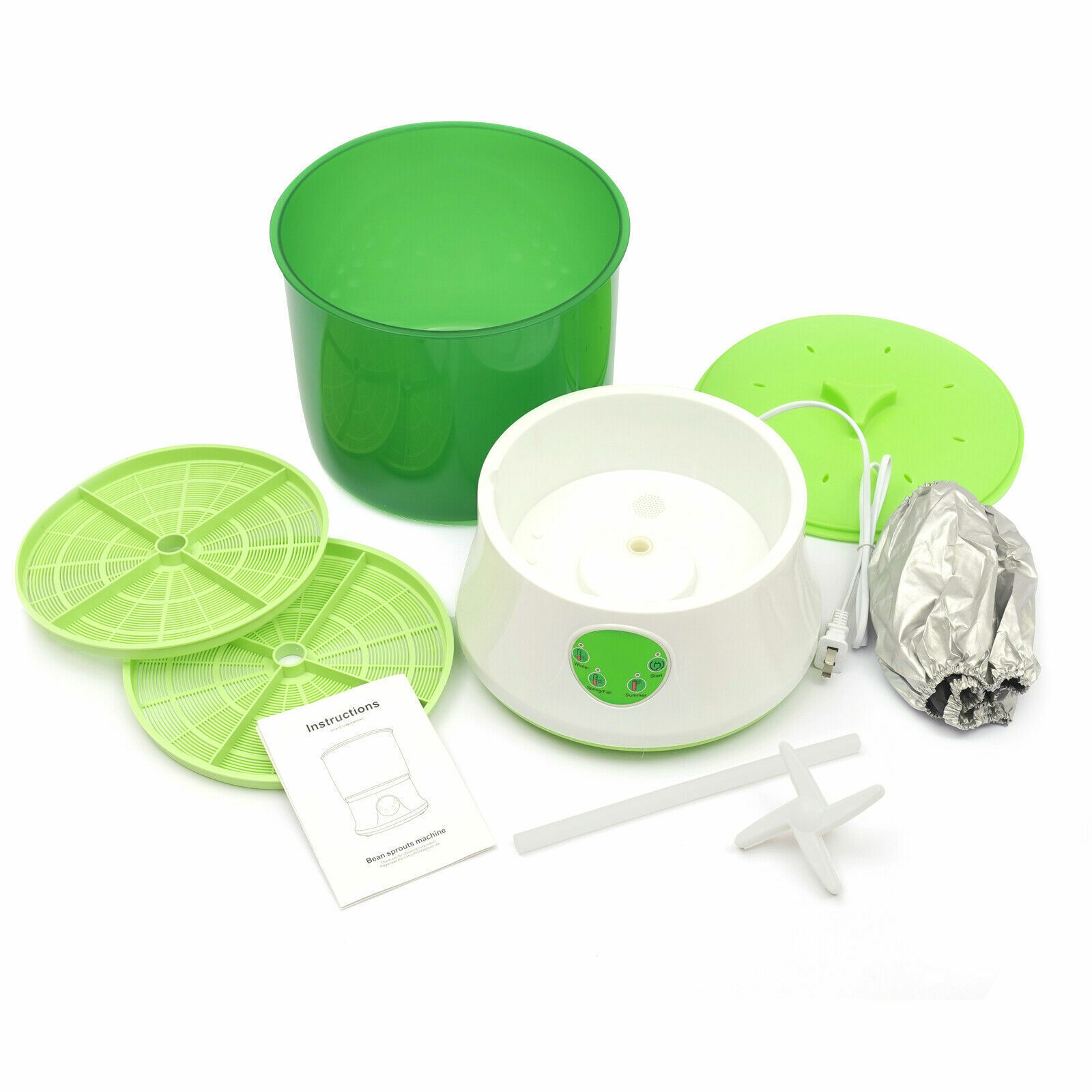 20W 2-Layer Bean Seed Sprouter Machine Household Automatic Bean Sprouts Machine