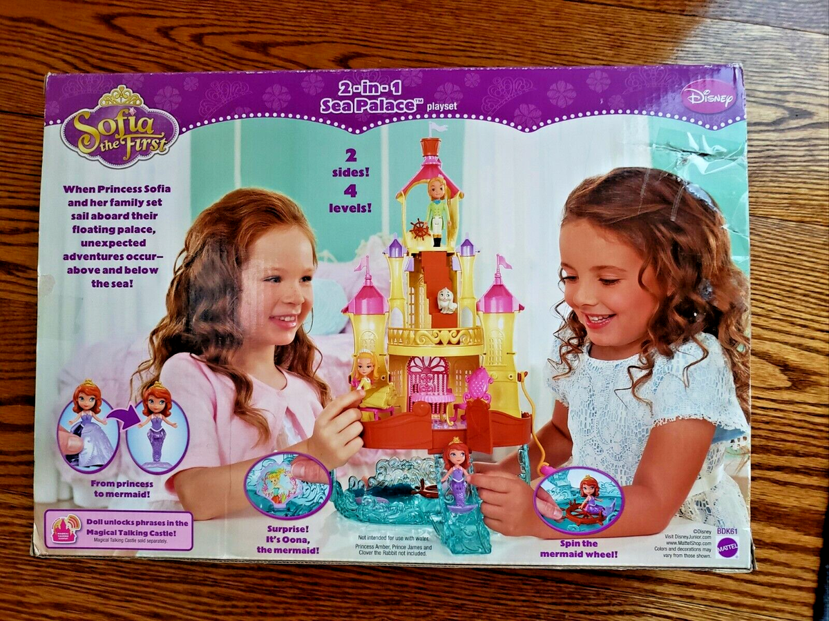 Disney Sofia the First 2-in-1 Sea Palace Castle Mermaid Playset