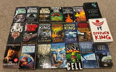 Stephen King - 21 RARE Early Novel Set - Horror Thriller Fiction - Bachman!