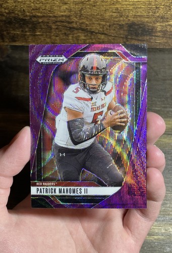 2025 Prizm Draft Picks Patrick Mahomes II Purple Wave #198