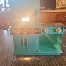 Vintage 1960's Kenner Easy Bake Oven Plastic Turquoise