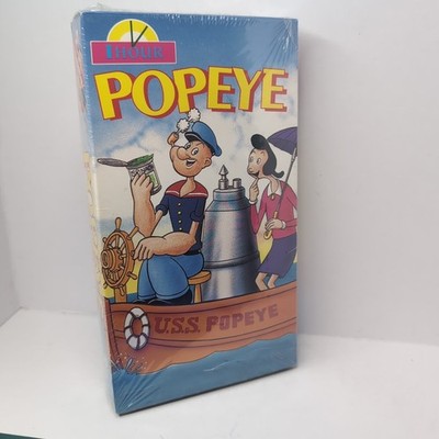 1992 GoodTimes Home Video 1 Hour Popeye VHS Tape New Sealed