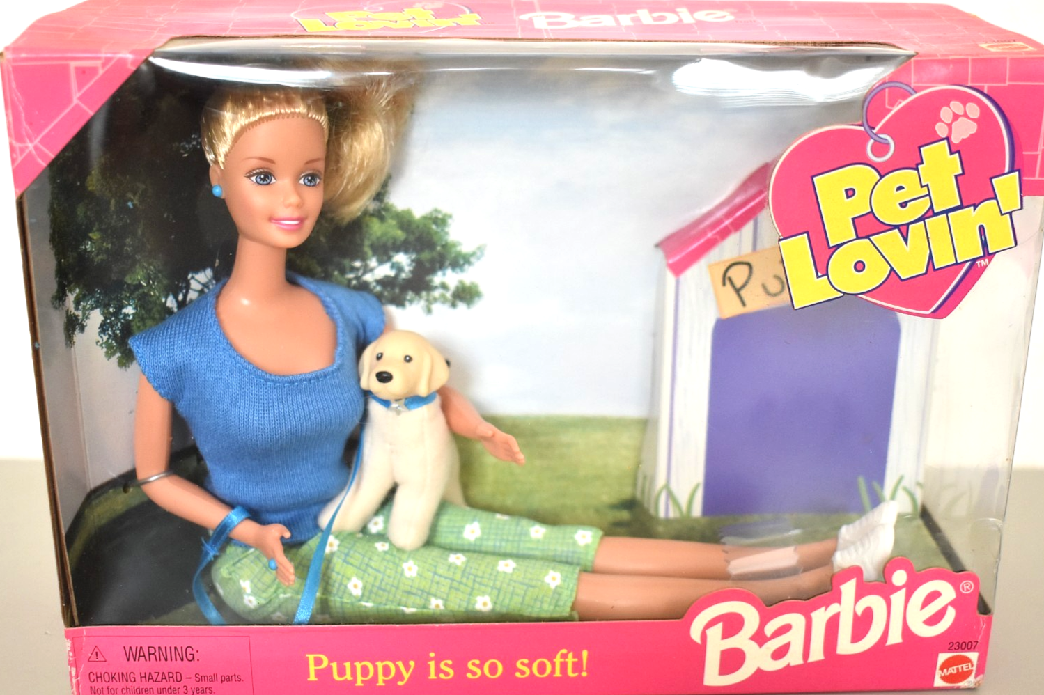 1998 Playline Collector PET LOVIN' Vintage Blonde Barbie