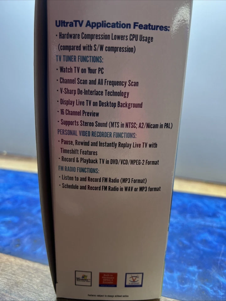 AverMedia UltraTV 1500MCE Capture Audio & Video Transfer To Any Device New - Image 3 of 4