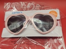 New Carter's "Just One You" Toddler Pink Heart Sunglasses UVA/UVB Protection