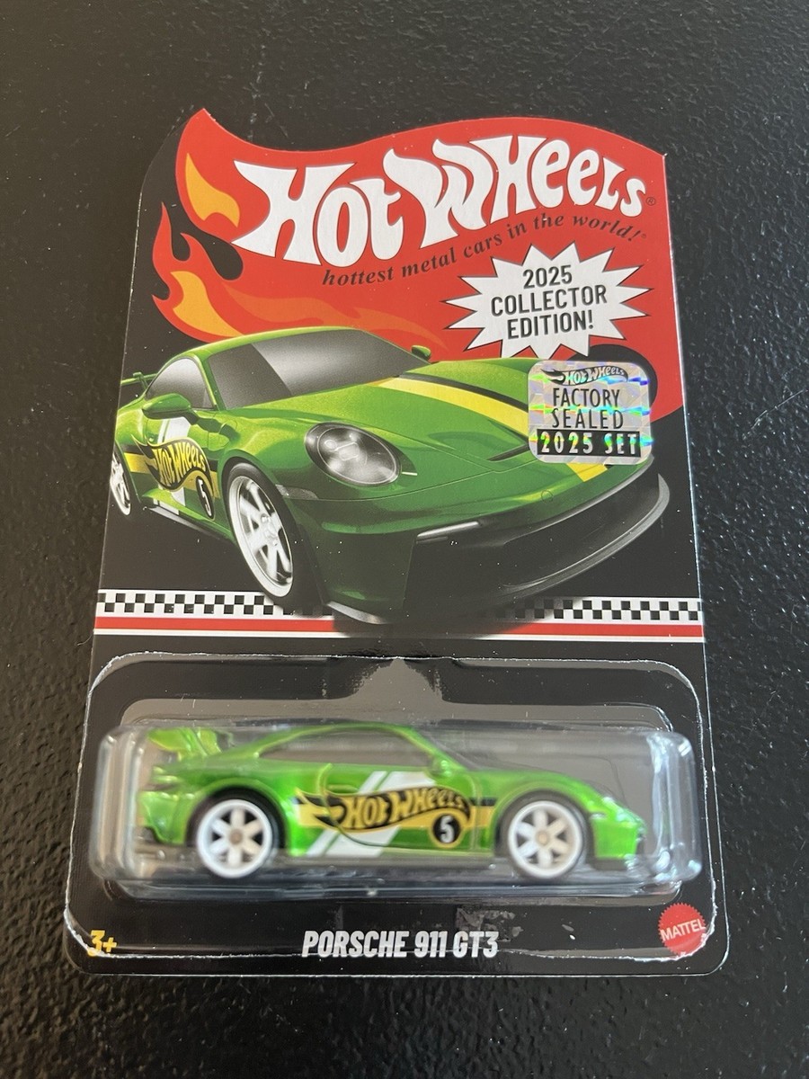 ホットウィール コレクターエディション 2025 ポルシェ 911 2点セット HOT WHEELS 2025 COLLECTOR EDITION MAIL IN PORSCHE 911 GT3 factory