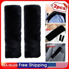 2pcs Car Plush Seat Belt Cover Shoulder Strap Cushion Comfortable Auto Pads Part 2pcs Car Plush Seat Belt Cover Shoulder Strap Cushion Comfortable Auto Pads Part