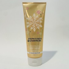 Bath Body Works Snowflakes Cashmere Ultimate Hydration Body Cream, 8 Fl Oz