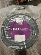 KALAS Industrial Flexible Durable WELDING CABLE 25 FT  Black ( Made In USA )