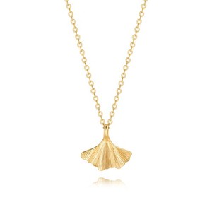 Authentic Golden Ginkgo Autumnal Pendant Of Vitality