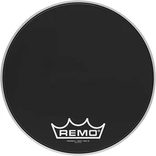 Remo Powermax 2 Ebony Crimplock Bass Drum Head 16 in.