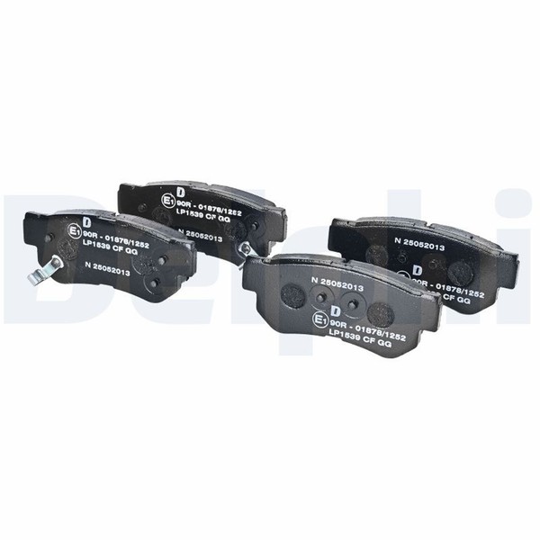 Delphi Bremsbelagsatz Scheibenbremse LP1539 FüR KIA Hyundai Ssangyong Rodius JM-image