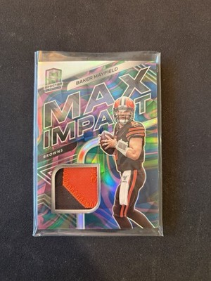 Panini 2020 Spectra Baker Mayfield Max Impact Prizm #30 Browns /4