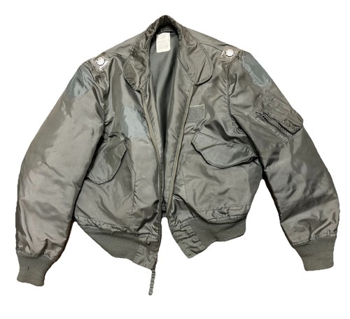 1980’s USAF Pilot CWU-36/P Flight Jacket ~ Size XL ~ w/ LT Colonel Oakleaves