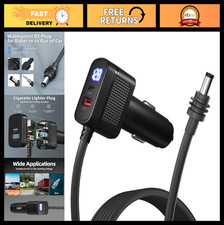 Mini Car Charger for Starlink - 10FT/3FT DC Power Cable, 100W 12V-24V Adapter, U