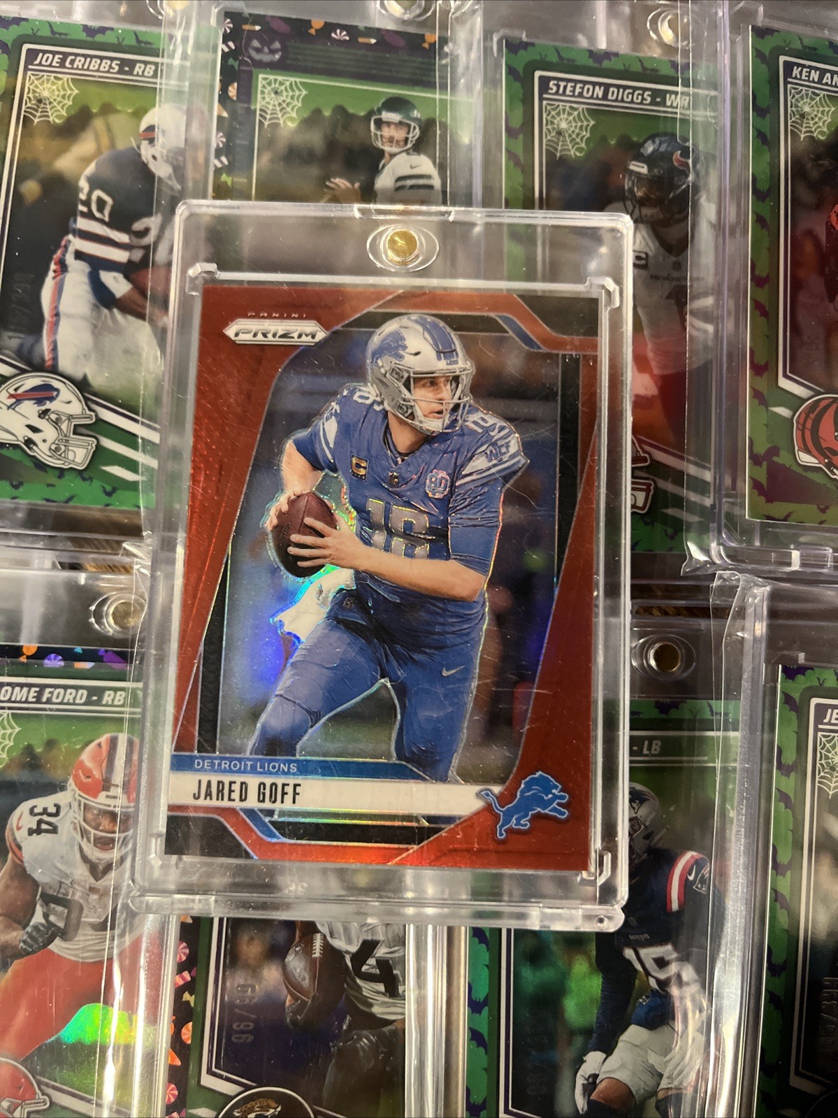 2024 Panini Prizm Jared Goff #92 Red SSP
