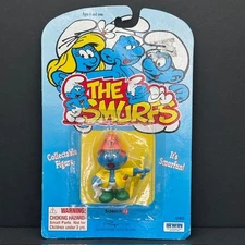 Smurfs 20229 Master Builder Smurf Handy Construction Architect Vtg Peyo Figurine