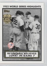 2002 Topps 1952 World Series Highlights Allie Reynolds Eddie Lopat Ed 0a1