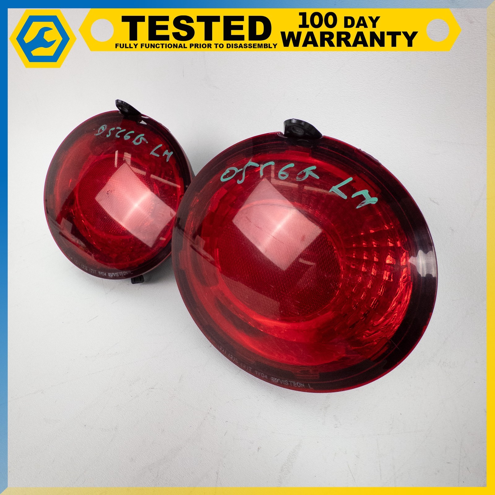 05-13 CHEVROLET CORVETTE C6 REAR LEFT RIGHT INNER OUTER TAIL LIGHT ASSEMBLY OEM