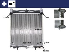 MAHLE CR370000S Engine Radiator Brazed Cooling Fins Fits Porsche 911 Boxster