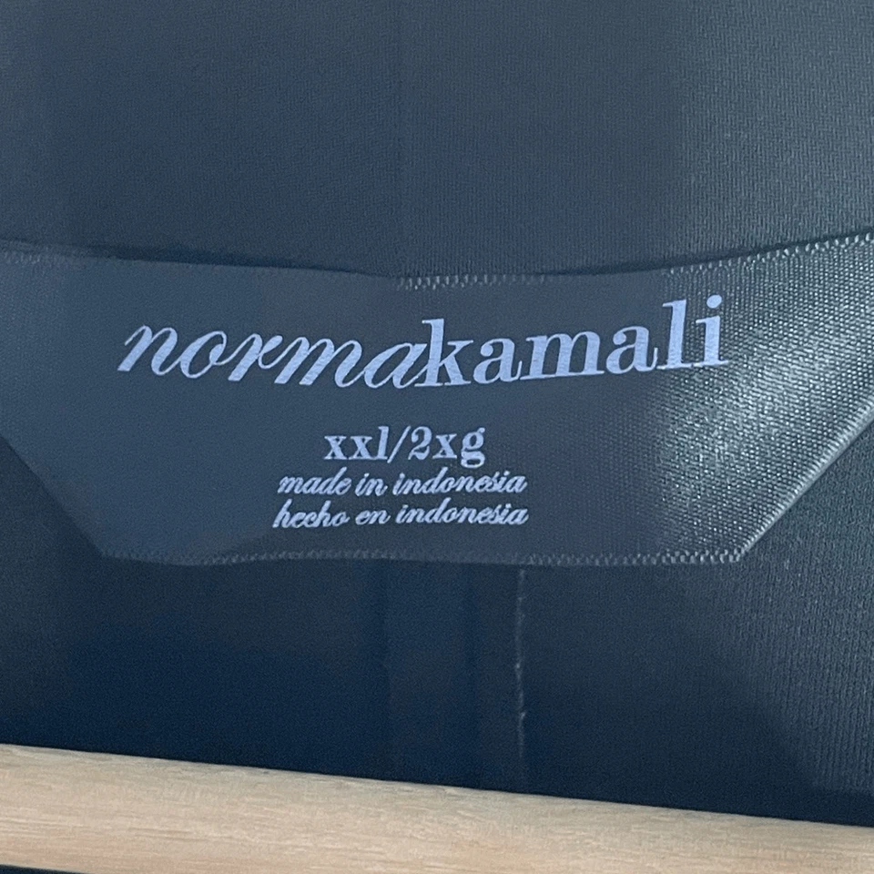 Vestido Norma Kamali negro manga larga XXL Foto 3 de 4