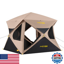 Fanttikoutdoor Alpha C4 Ultra Camping Tent 4 Person Pop Up Instant Cabin Setup