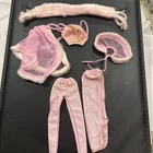 Vintage 1981 Mattel Barbie #3554 Pink & Pretty 6 Clothes Pieces Accessories