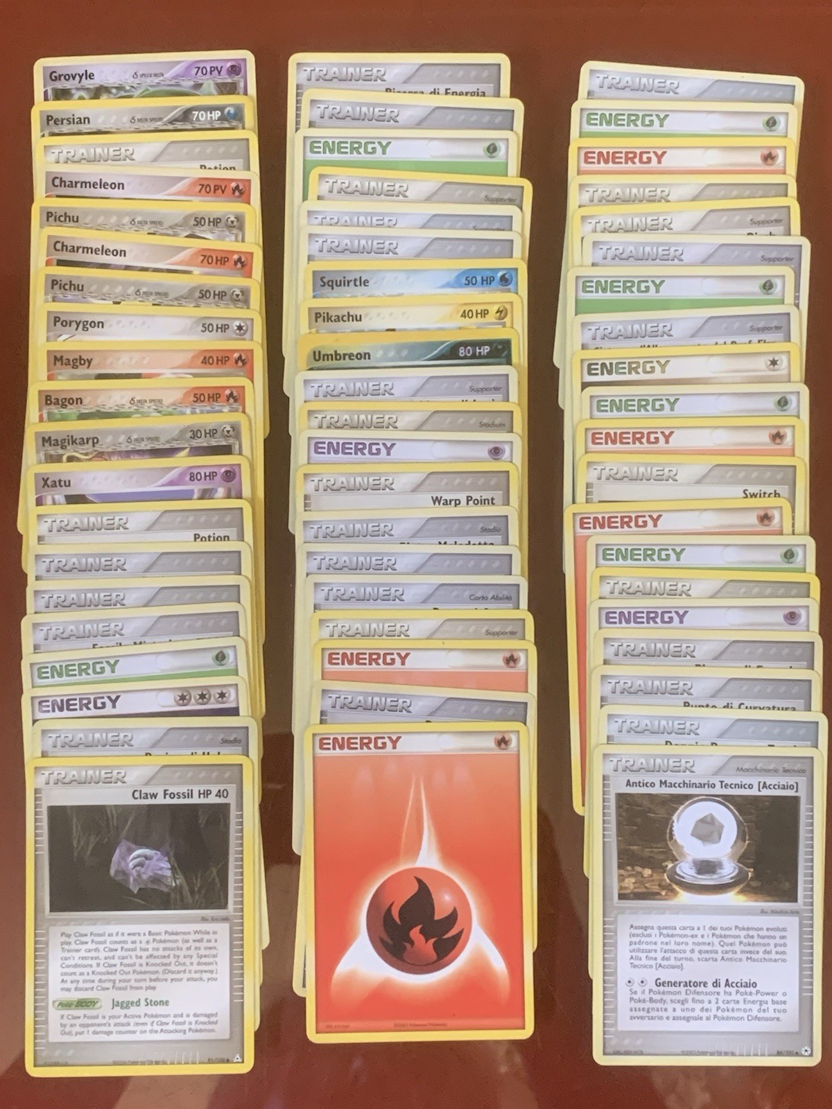 Lotto Pokemon vintage di oltre 500 Carte Cards