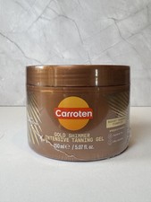 Carroten Gold Shimmer Intensive Tanning Gel SPF0 150ml 5.07oz w/ Shimmering Pear