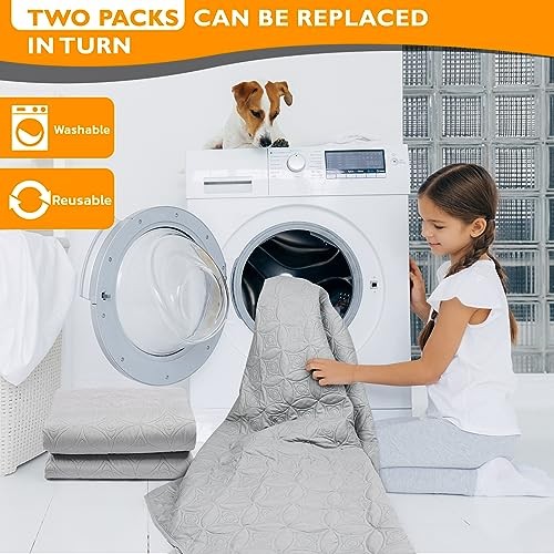 2 paquetes de mantas impermeables lavables para perros grandes, fundas de sofá para mascotas - Imagen 7 de 7