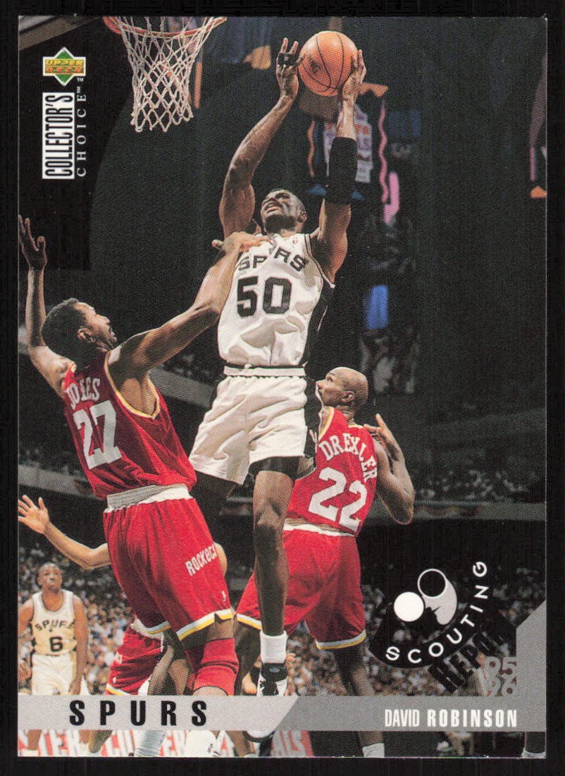 1995-96 Collector's Choice Player's Club David Robinson #344 San Antonio Spurs