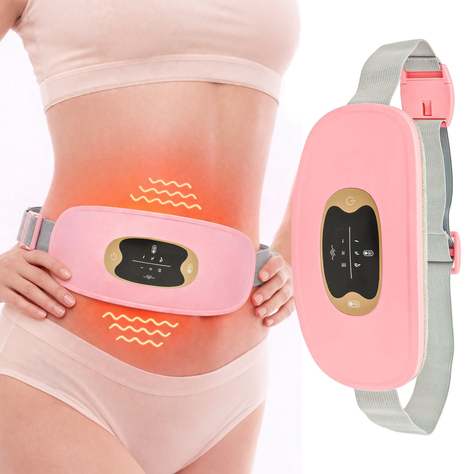 For Period, Electric Menstrual Heat Belt For Relief Back Wai