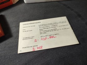 Vintage Nintendo Donkey kong Multi Scren Game and watch cib French Version JUNK