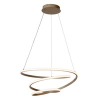 LED HäNgelampe Taupe Aluminium B:51 Cm CCT 2700-4000 K Pendelleuchte Esszimmer