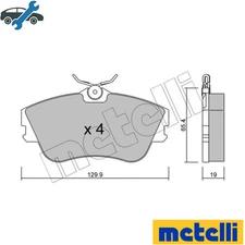 BRAKE PAD SET DISC BRAKE 22-0164-0 FOR VW TRANSPORTER/T4/Bus/Van AAB/AJA 2.4L