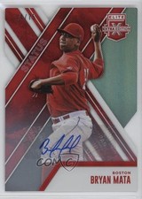 2017 Panini Elite Extra Edition Status Red Die-Cut /75 Bryan Mata #146 Auto uk2