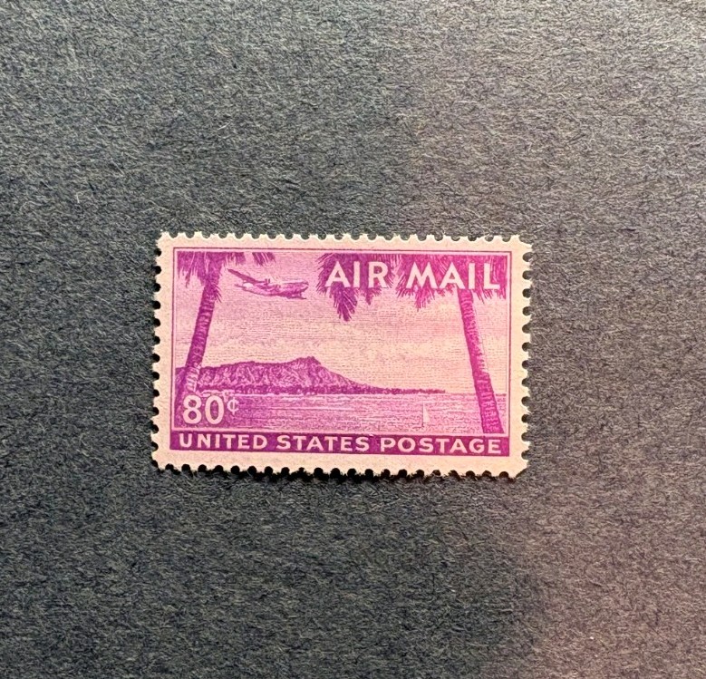 US Scott #C46 * F/VF MNH * 1952 Diamond Head
