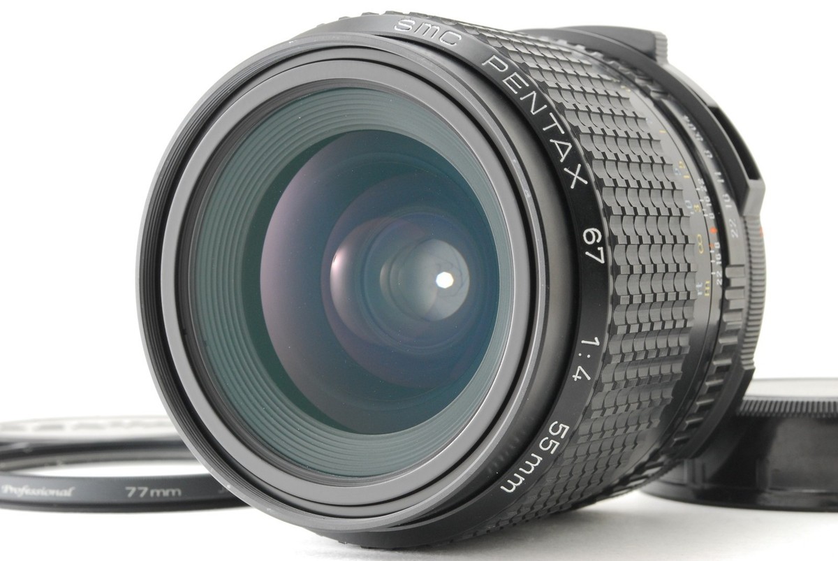 PENTAX SMC PENTAX 67 55mm f/4 レンズ SMC Pentax-6x7 55mm f/4 Lens with Hood – Film Supply Club