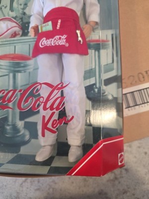 Coca-Cola KEN Barbie Doll 1999 #25678 NRFB Soda Fountain Jerk New