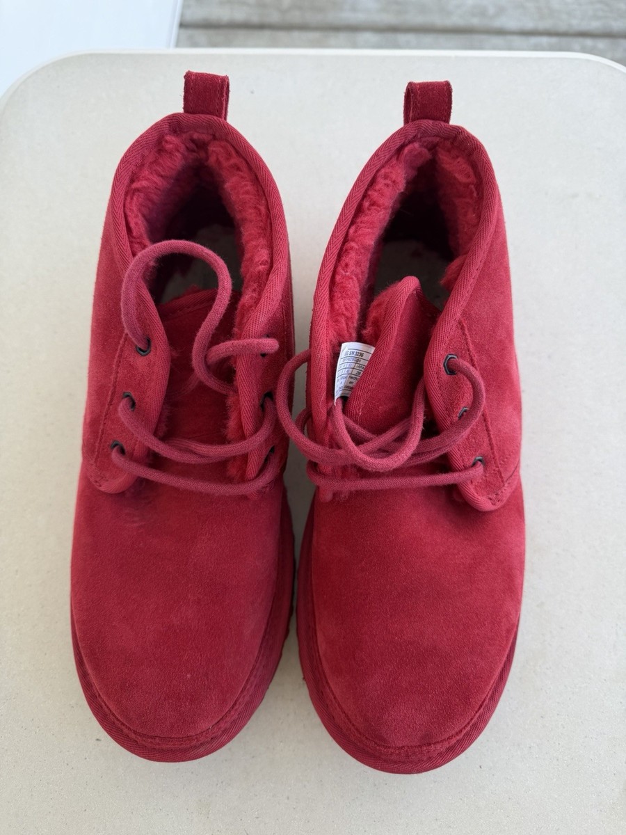 UGG Neumel Classic Boots Samba Red Men’s Size 10 View 3