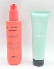 Wakse- Meltoway Hair Dissolving Cream Guava Butter + Exfoliating Masque Clay NEW