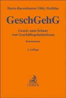 Gesetz Zum Schutz Von GeschäFtsgeheimnissen. Geschgehg | Kommentar | Deutsch