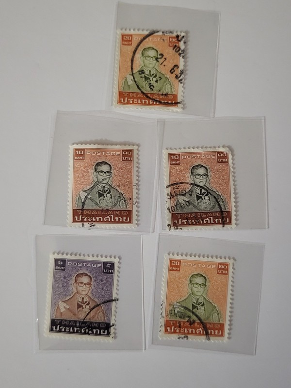 King Bhumibol Adulyadej Rama IX Stamps