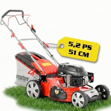 Benzin Rasenmäher mit Antrieb 51 cm Schnittbreite 5,2PS 3,8kW 5in1 Mulcher Mäher