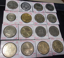 LOT OF 16 MIXED $1 ONE DOLLAR GAMING SLOT TOKENS - VARIOUS CASINOS (LOT #3)